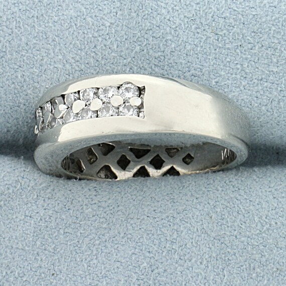 3/4ct TW Diamond Wedding or Anniversary Band Ring… - image 2