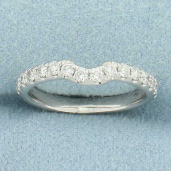 Neil lane curved wedding best sale band