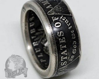 Anillo de monedas silver Morgan Dollar