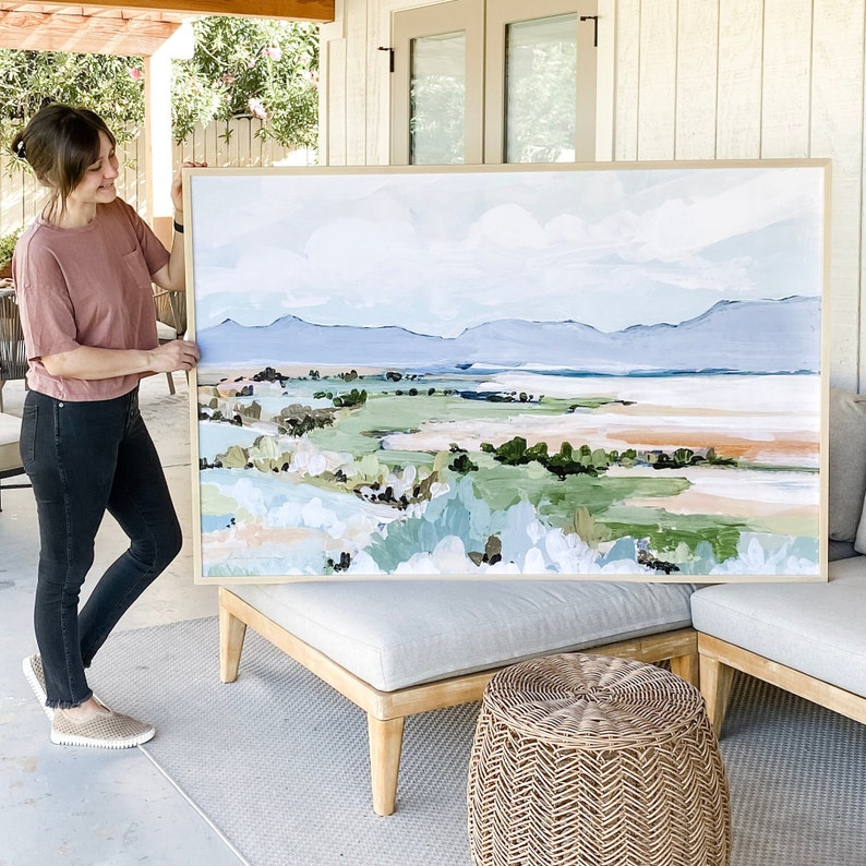 Utah Fine Art Print of Original Painting ANTELOPE ISLAND Etsy