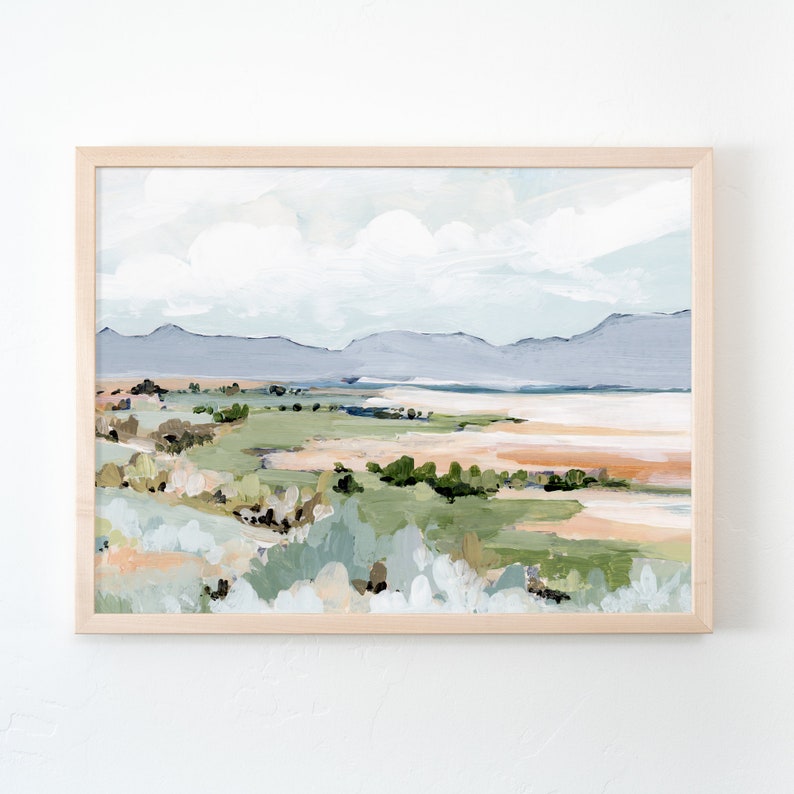 Utah Fine Art Print of Original Painting ANTELOPE ISLAND Etsy