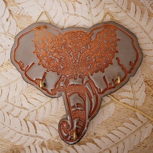 Elephant Key Board Wall Organizer