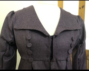 Ladies Regency style pelisse. Jane Austen costume made to measure.