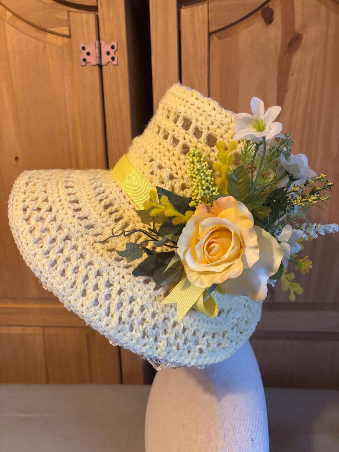 Regency Style Spring Bonnet. Hand Made Poke Bonnet in Lemon Yellow. - Etsy