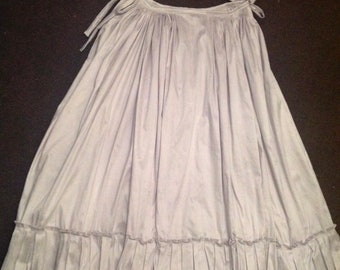 Georgian ladies silk skirt.  Made to measure.  Silk petticoat 18th century