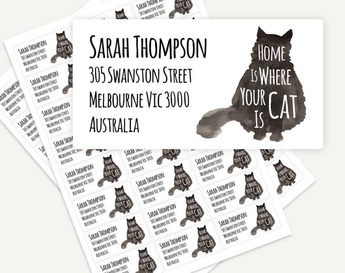 return address stickers cath leigh designs