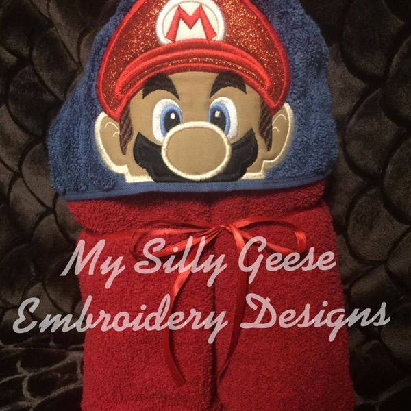 Towel Peeker Embroidery Designs Etsy