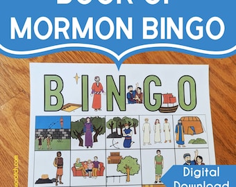 Book of Mormon Bingo Boards for Latter-day Saints (Come Follow Me 2024)