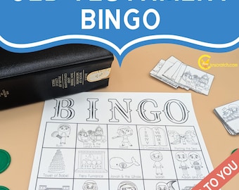 Old Testament Bingo Game | LDS Bible Game for Kids & Families | Church Activity