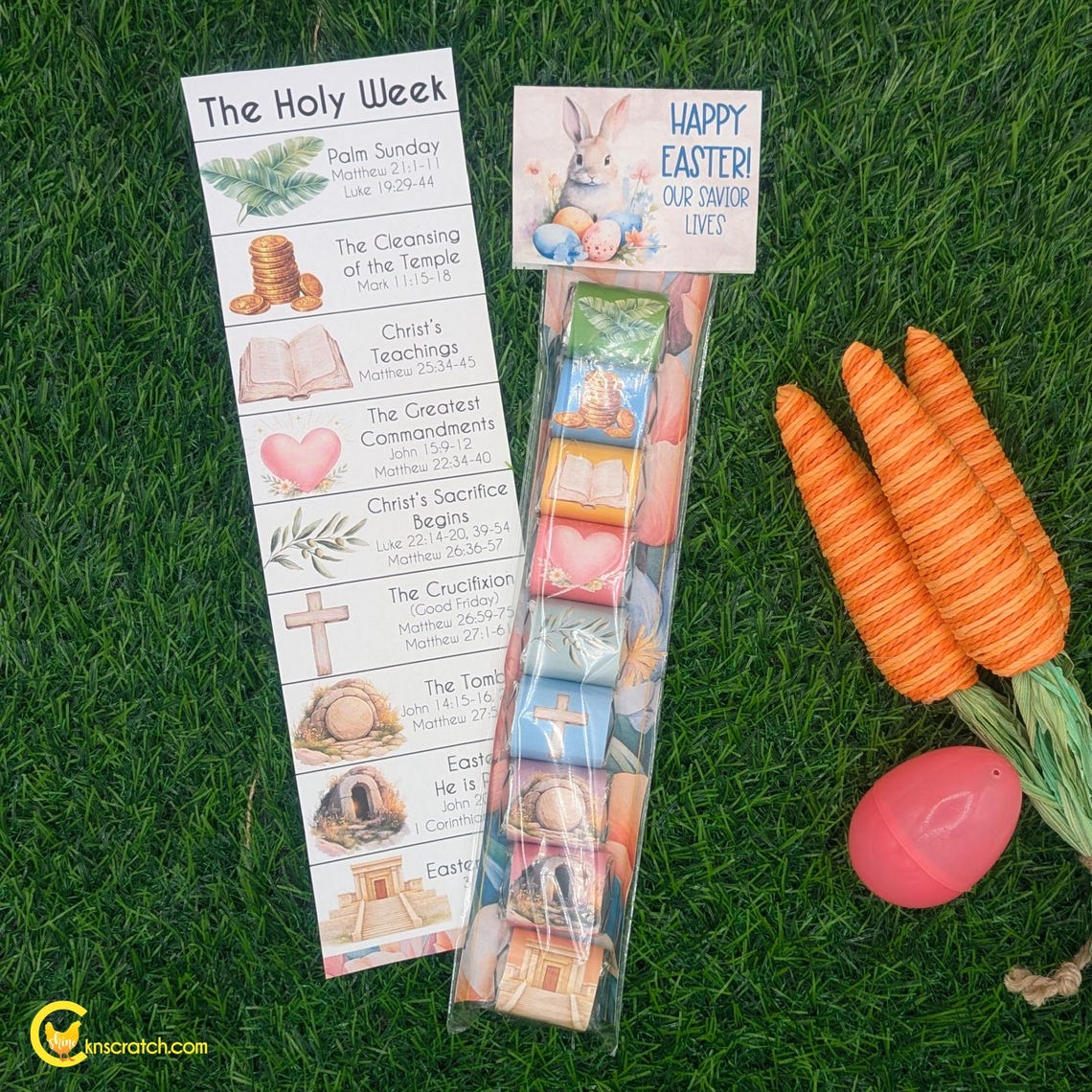 Holy Week Scripture Candy Countdown | Easter Christian Printable | LDS ...