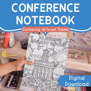 General Conference Notebook for Teens | LDS Coloring and Activity Journal, Instant Download Conference Workbook for Youth & Families