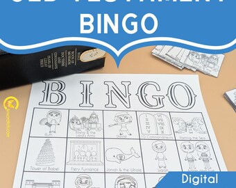 Old Testament Bingo Game Printable | Scripture Game for Kids & Families