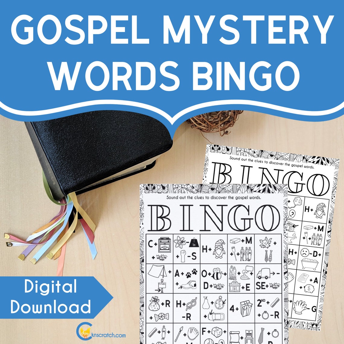 Gospel Mystery Words Bingo for Latter-day Saints and General Conference LDS image 1