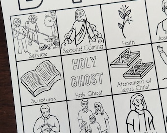 General Conference Bingo: Listen to the Word for Latter-day Saints- LDS Conference Activity
