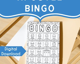 Latter-day Saint Apostle Bingo (LDS) for General Conference, Primary Activities, Family Home Evening