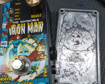 ギター Hubcap John Pedal Beano booster Hubcap John Beano Boost A Rangemaster Inspired Guitar Pedal