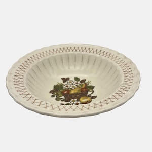 Vintage Metlox Poppytrail Vernon Ware Fruit Basket Vegetable Bowl 9&quot; USA