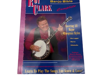 Roy Clark bluegrass banjo Bible livre complet tablature 1996 35 chansons Santorella