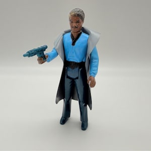 Vintage 1980 Kenner Star Wars ESB Lando Calrissian Hong Kong Figure Cape Blaster