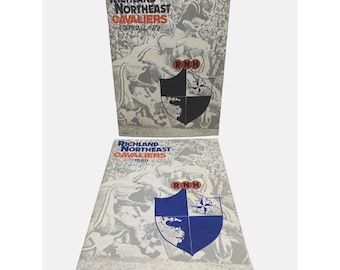 Richland Northeast Cavaliers 1979 e 1980 Programmi di football High School Columbia