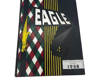 1958 Tennessee Tech Yearbook Vintage Tennessee Polytechnic Institute Cookeville