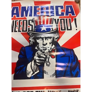 Vintage America Needs You You've Got the Vote...use It Poster General ...