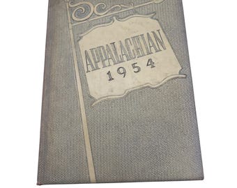 1954 Appalachian Yearbook Maryville High School Vintage Tennessee