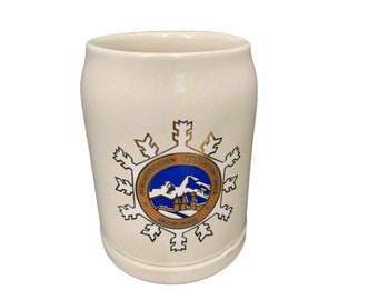 Berchtesgaden Recreation Area Ski School Ceramic Stein - 0.5L - Kamp - 5.25"