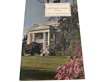 American Geographical Society Gulf South Central States Book Know Your America
