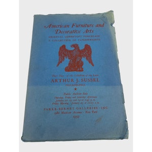 1959 Amerikanische Möbel und Dekorative Kunst Auktionskatalog Parke-Bernet Gallery