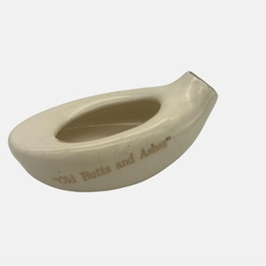 Vintage Ceramic Old Butts & Ashes Advertising Ashtray Modern Plumbing Knoxville