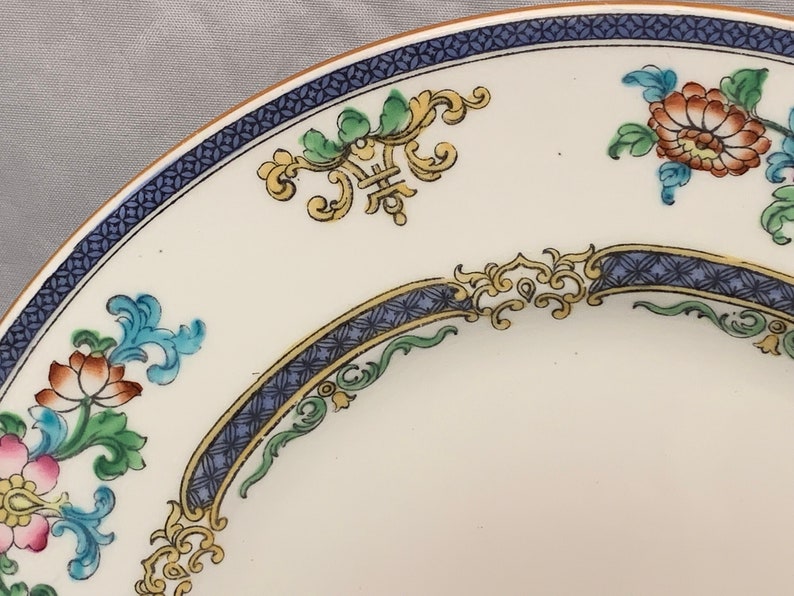 Antique China Pattern B898 Minton/'s China 3 Dinner Plates 10 ca 1920s
