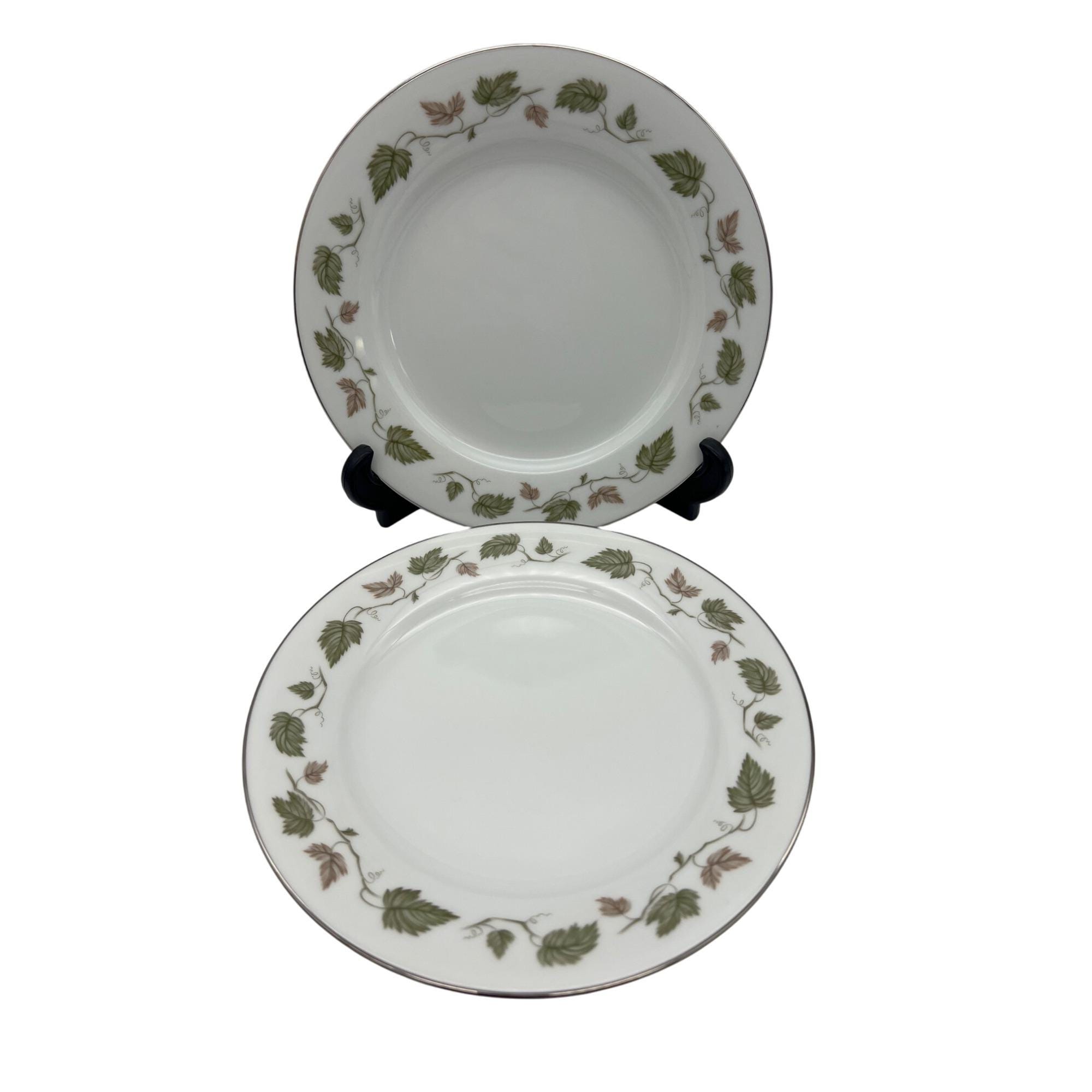 Vintage Noritake Japan Vineyard Pair Salad Plates Pattern 6449