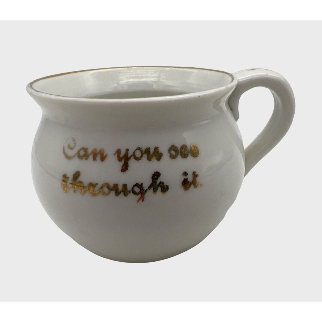 Vintage Miniature Chamber Pot / Teacup Novelty Lithopane Etsy