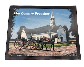 1984 The Country Preacher Boyd Dickey PB Church Memoir Baptist Georgia Photos Bk
