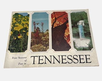 Vintage Tennessee Tourism Booklet circa 1967 to 1971 Four Seasons of Fun