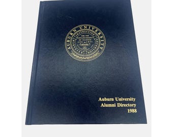 Auburn University Alumni Directory 1988 Hardback Book Harris Alabama