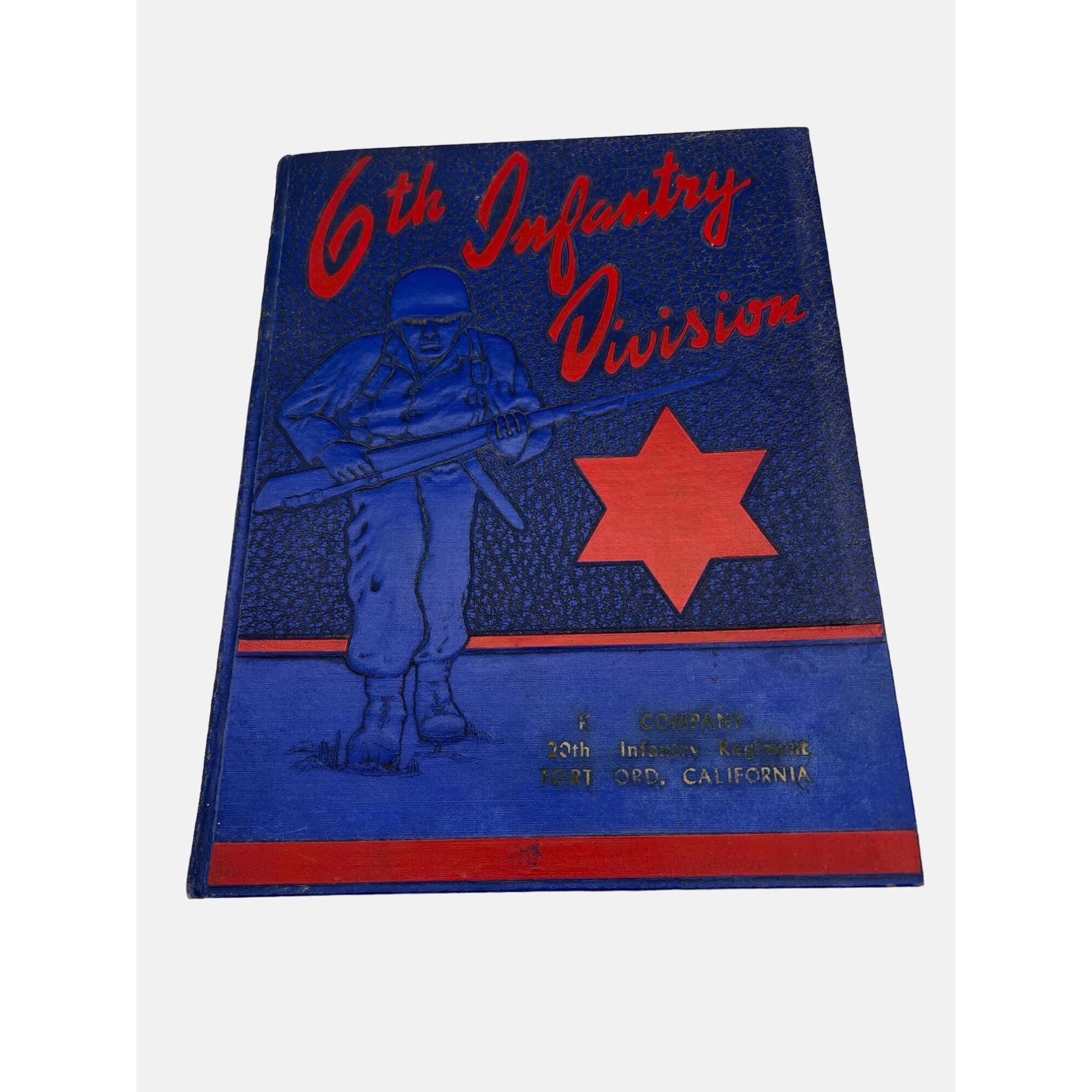 1952 / 1953 6th Infantry Division K Company Yearbook Fort Ord California Vintage