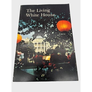 1966 The Living White House Book First Edition Lady Bird Johnson Washington DC