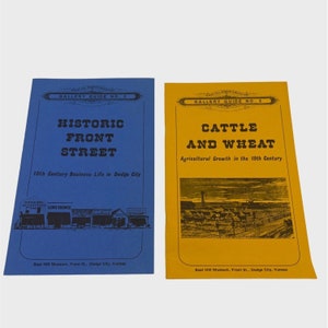 1984 Boot Hill Museum 2 Gallery Guides Historic Front Street & Cattle and Wheat
