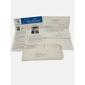 Correspondencia de 1961 entre U.S. News & World Report y Eastern Industrial Advertisers