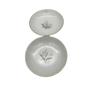 Vintage Kaysons Fine China Golden Rhapsody - 2 Dessert Bowls - 5.5&quot; - Japan 1961