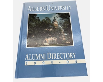 Auburn University Alumni Directory 1993 - 1994 Hardback Book