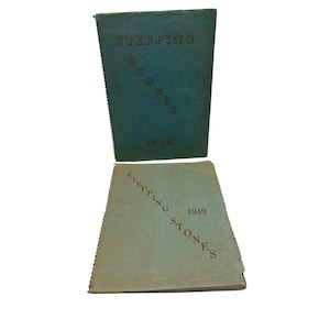 Picadome Elementary Stepping Stones Yearbooks 1948 & 1949 Lexington KY Vintage