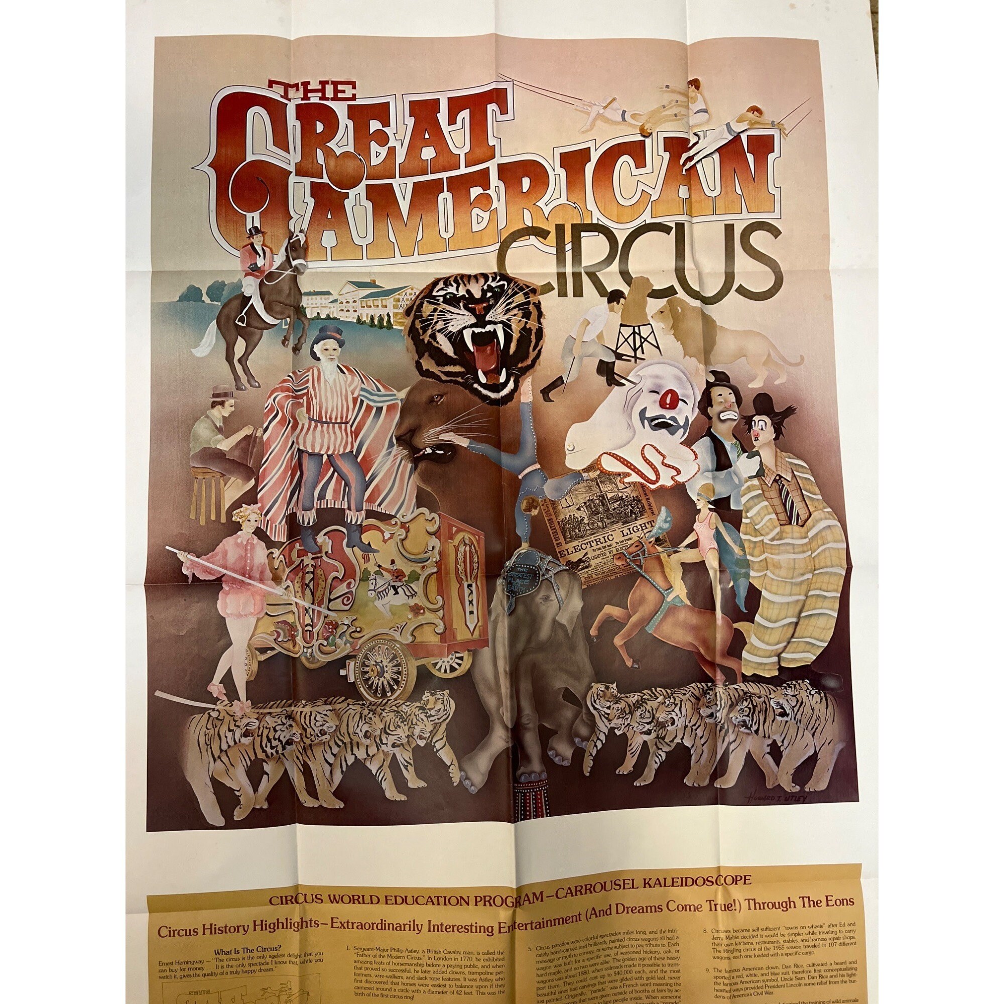 Vintage 1979 Ringling Bros and Barnum & Bailey Circus World Giant