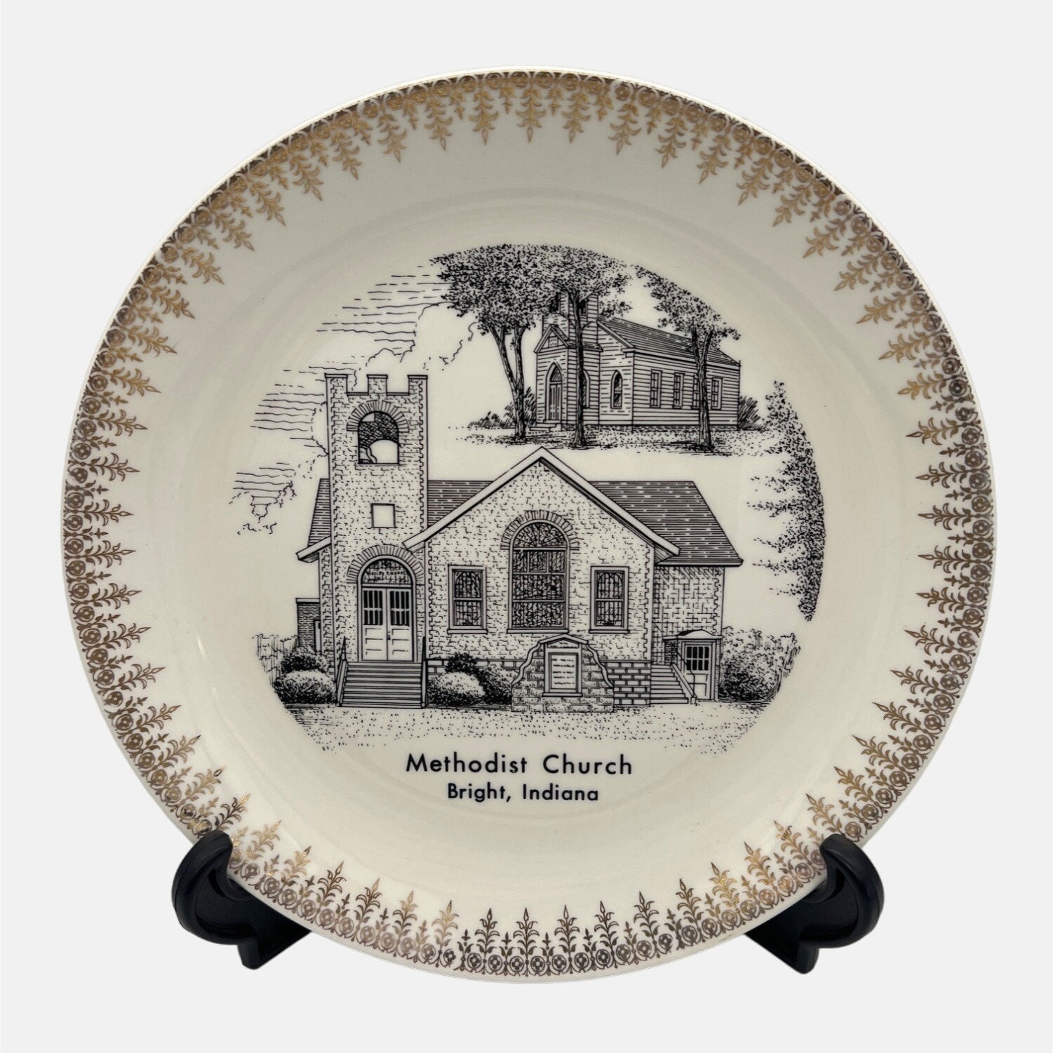 Vintage church plate - Etsy 日本