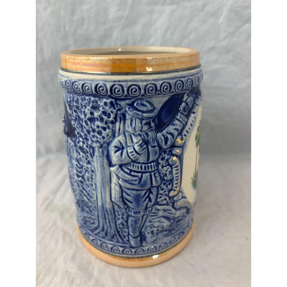 Vintage Myrtle Beach SC Souvenir Mug / Stein Ceramic Blue