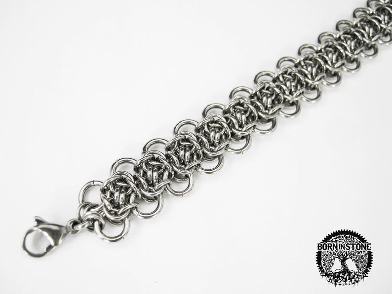Chain maille bracelet Womens bracelet Steampunk bracelet Chainmaille bracelet Mens bracelet Best gift For him For her Love gift For mom
