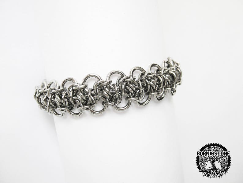 Chain maille bracelet Womens bracelet Steampunk bracelet Chainmaille bracelet Mens bracelet Best gift For him For her Love gift For mom