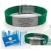 Medical ID Bracelet With Optional Medical ID Badge - Hypoallergenic ...